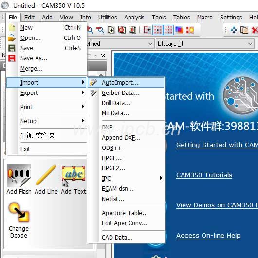 導(dǎo)入geber文件