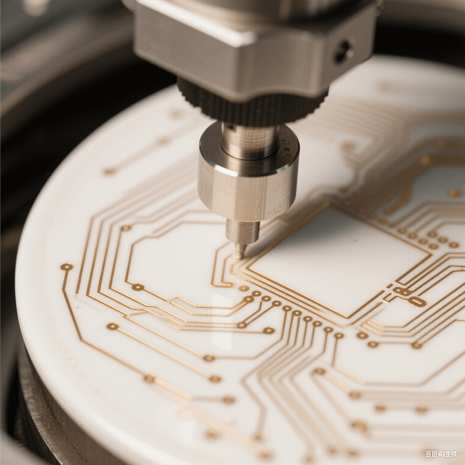 薄膜電路蝕刻至光滑陶瓷表面