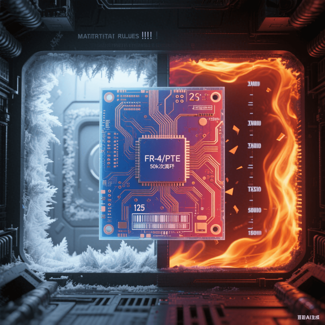 混壓板極端環(huán)境驗證：-55℃至125℃循環(huán)5萬次界面零分層