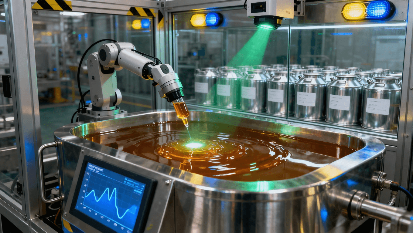 AI視覺檢測系統(tǒng)實時監(jiān)控鍍液成分動態(tài)變化