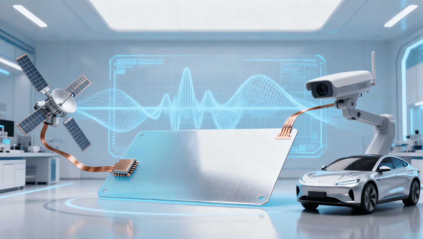 高頻高速覆銅板未來應用于衛(wèi)星信號模塊與自動駕駛傳感器場景 高頻高速覆銅板未來應用于衛(wèi)星信號模塊與自動駕駛傳感器場景